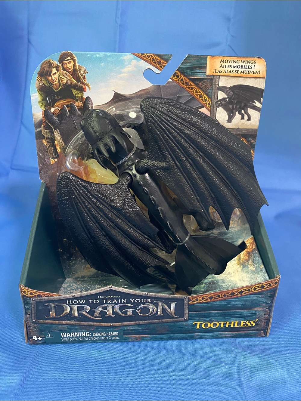 DreamWorks Toothless Black Dragon Action Figure with Moveable Wings